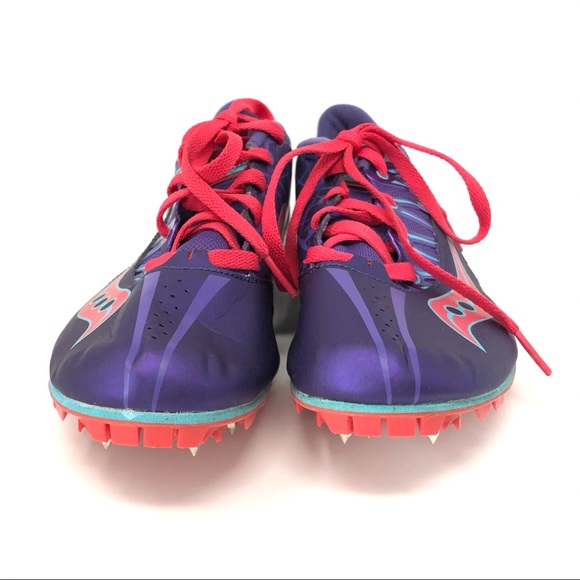 Saucony Womens Spitfire Racing Running Shoes Sz 9 - Picture 3 of 15